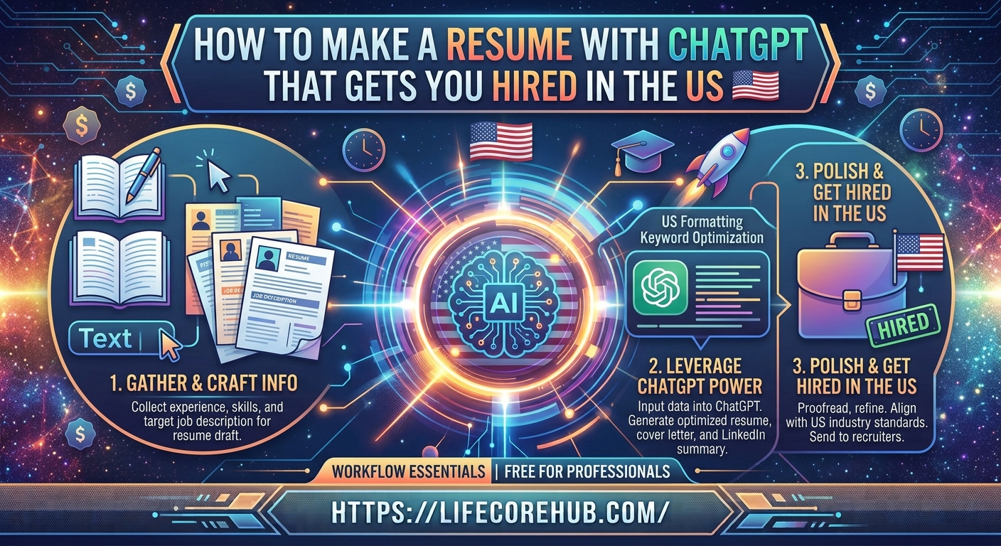 How to Make a Resume with ChatGPT That Gets You Hired in the US?
